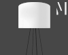 White Wire Floor Lamp