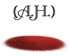 (A.H.) Gothic Red R Rug