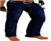 BadAzz Blue Leather Jean