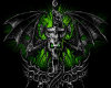 Green Devil Skull Hoodie