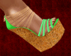 KUK)summer sandals green