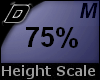 D► Scal Height *M* 75%
