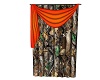 Camo & Orange Curtain