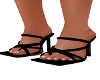 !!!Strappy Blk  Shoes