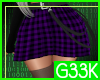 [G] Checker Skirt Purple