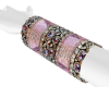 M Pink Glass Bangles V1