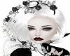 White Hair Black Rose