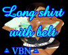 Long shirt with belt BG