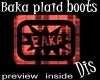 Baka Plaid Boots