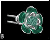 Emerald Rose Bracelet