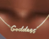 S. Goddess Necklace /GLD