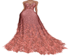 BR Feather Gown RoseGold