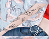 G̷. Floral Arm Tattoo