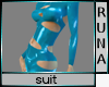 °R° Ripped Suit Blue