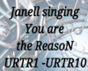 Janell singing You are t