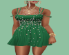 Green Party Dress