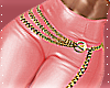 *C  Pink & Gold Chains