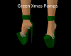 Green Christmas Pumps