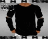 Black Zip Sleeve Sweater