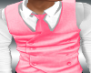 Pink Suit Vest