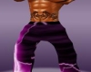 purple rave pants