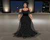 Black Glitter Gown