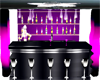 modern black purple bar