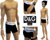 D&G Modern Boxers Black