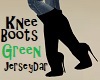 Knee Boots w/Green