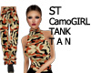 ST CamoGIRL TANK TAN