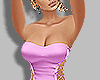Pink Sidetied Dress