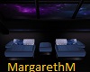 blue modern couch