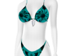 Floral Teal bikini