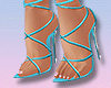 👠 Cyan heels Blue