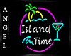 A~Island Time Neon Sign