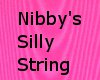 Hot pink silly string