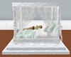 White Marble Bed