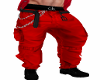 Pantalon Cargo Rojo