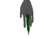 Claw Ring Green Dark