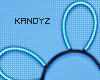 !!K Bunny Ears Blue