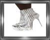 / SPIKED BOOTS WHITE.