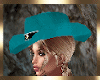 ST40 Teal Cowgirl Hat