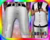 {r} Stem White Suit Pant