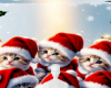 Cute kittens background