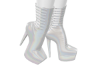 KARRI WHITE STRAP BOOTS