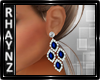 Blue Elegant Earrings