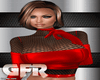 red leather top