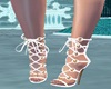 MY White Strap HighHeels