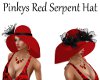 Pinkys Red Serpent Hat