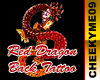 Red Dragon back tattoo